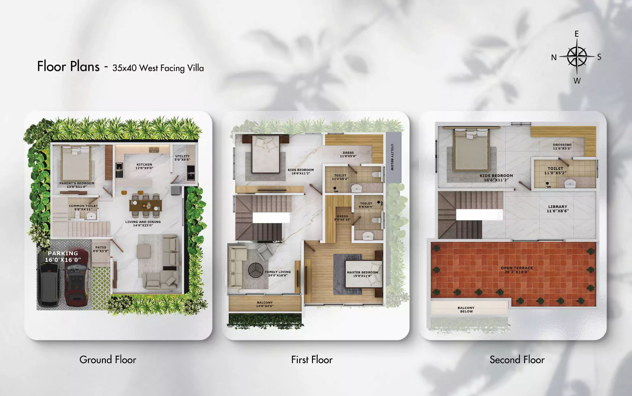 Marvella villa floor plan 1